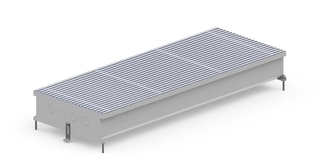 Внутрипольный конвектор Carrera C2 Inox 120