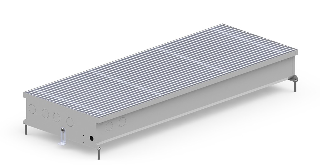 Внутрипольный конвектор Carrera CV2 Inox 120