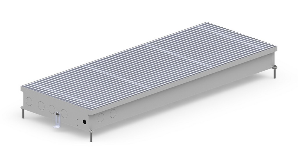 Внутрипольный конвектор Carrera CV2 Inox 90