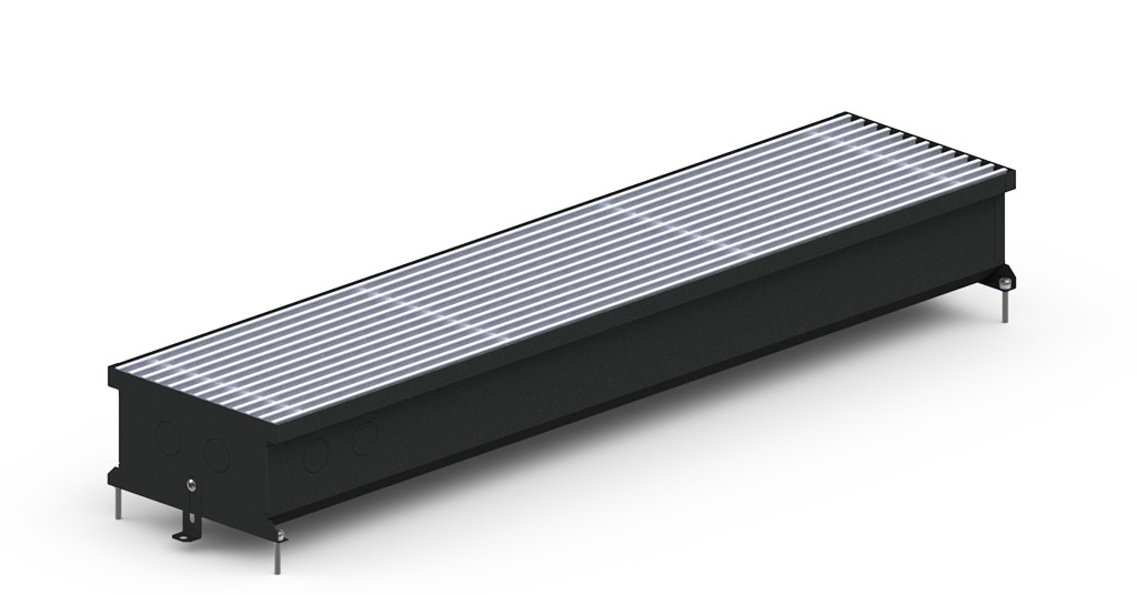 Внутрипольный конвектор Carrera C Black 120