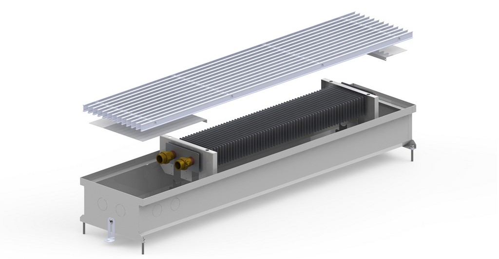 Внутрипольный конвектор Carrera C Inox 120