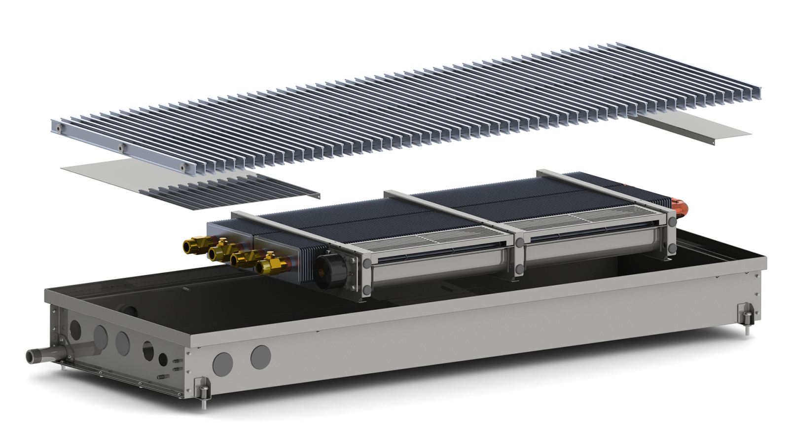 Внутрипольный конвектор Carrera CV2 Hydro 90