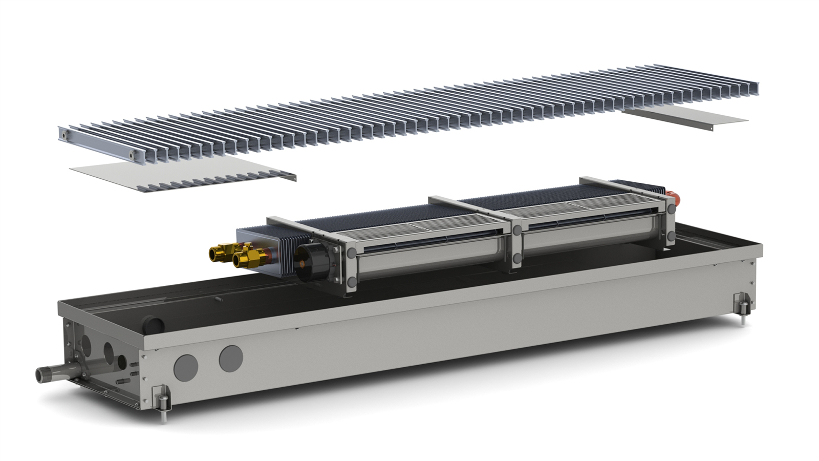 Внутрипольный конвектор Carrera SV Hydro 90