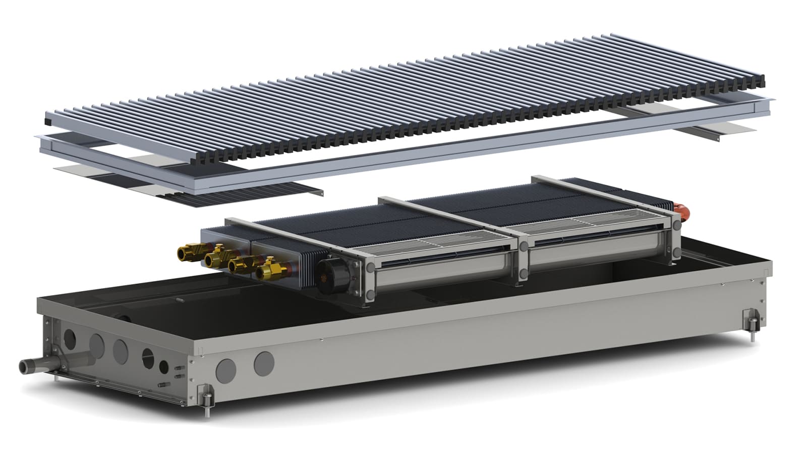 Внутрипольный конвектор Carrera SV2 Hydro 90