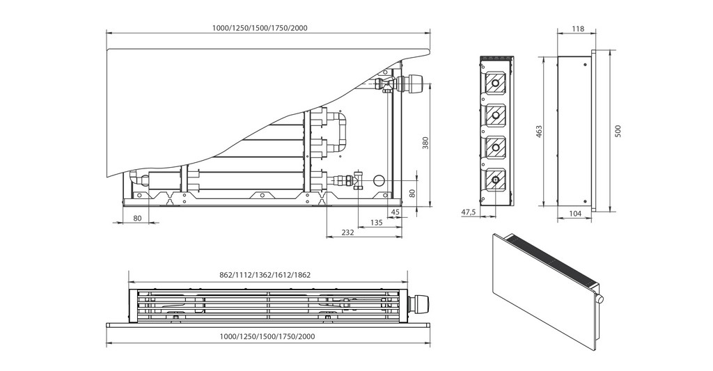 Carrera Stone Panel с прямой панелью схема