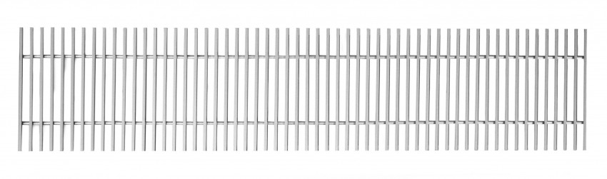 Поперечна решітка Carrera метал для внутріпольних конвекторів