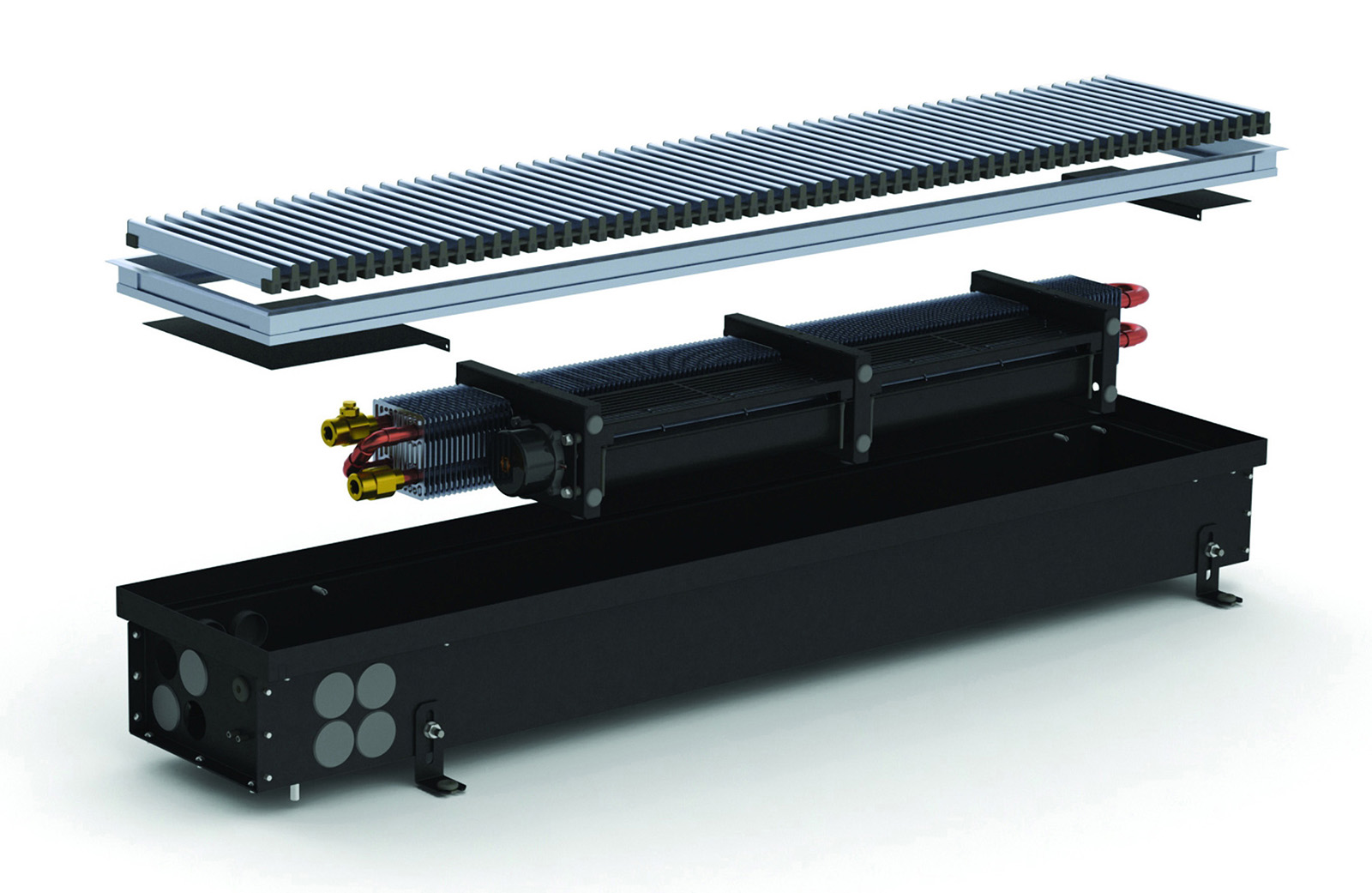 Конвектор Carrera 4SV Black 110