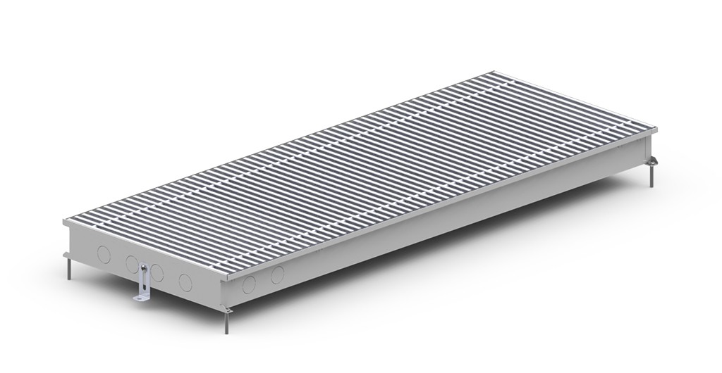 Внутрипольный конвектор Carrera C2 Inox 65