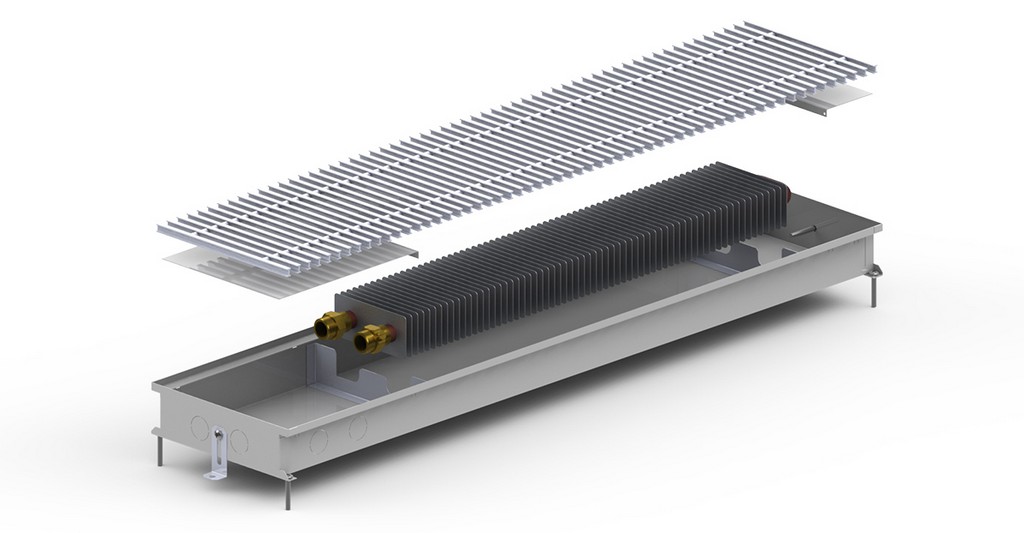 Внутрипольный конвектор Carrera C Inox 65