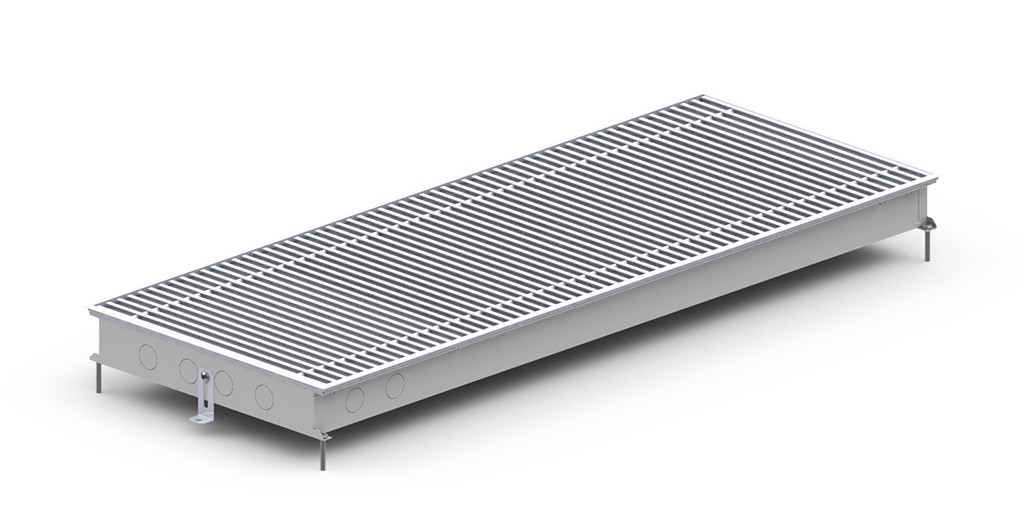 Внутрипольный конвектор Carrera M2 Inox 65