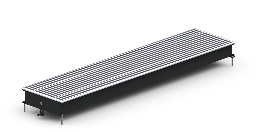 Внутрипольный конвектор Carrera M Black 65